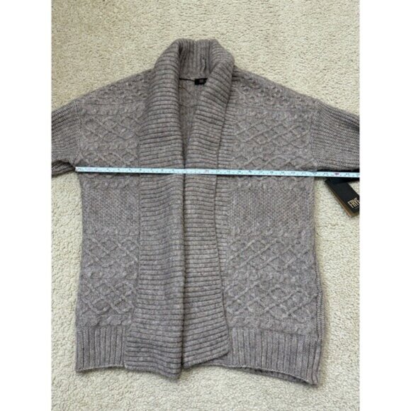 NWT Frye Long Open Front Wool Blend Cardigan In Terrain Heather Women’s Sz S - Picture 11 of 14